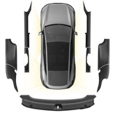 3W Tesla Model Y Juniper front door sill protector guards entry against scuffs.