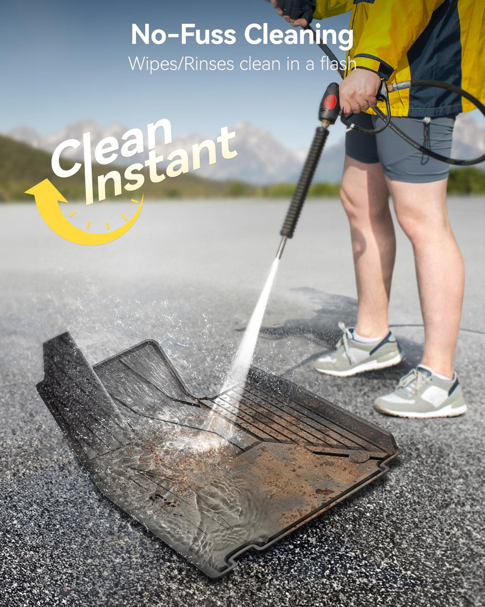 3W TPE material delivers long-lasting wear resistance and durability.