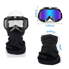 4-FQ goggles side view highlighting wind and dust protection.