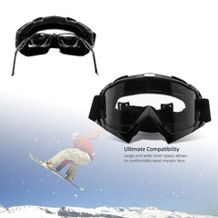 4-FQ goggles fit over glasses for uninterrupted vision during rides.