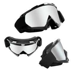 4-FQ goggles with scratch-resistant lens staying clear on rough trails