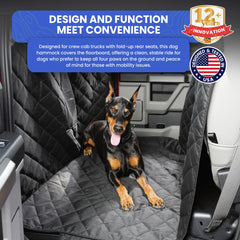 4Knines back seat protection from dirt, hair, and scratches
