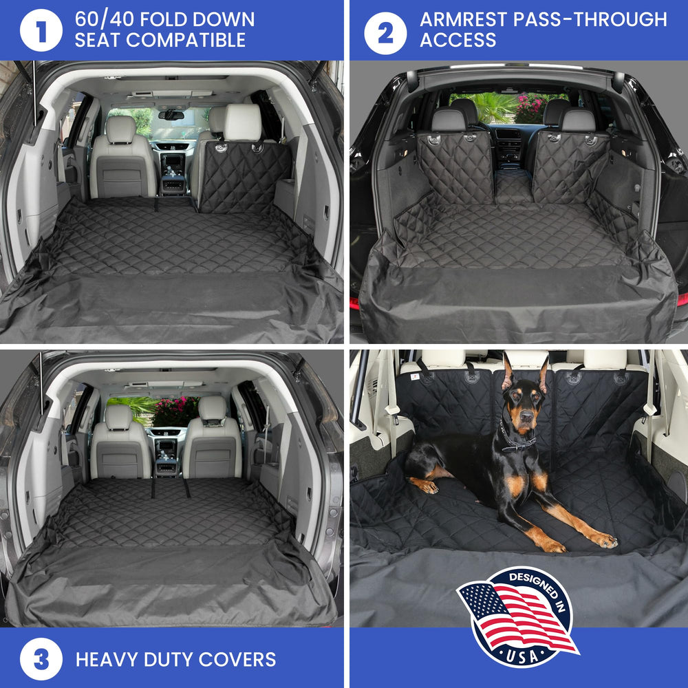 4Knines cargo liner is machine washable for quick cleanup after trips.