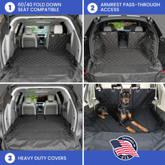 4Knines cargo liner is machine washable for quick cleanup after trips.