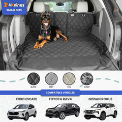 4Knines Split Cargo Liner is waterproof and guards spills while keeping cargo area clean.