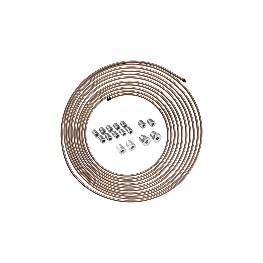 4LIFETIMELINES brake line coil enables easy bending for custom installations.