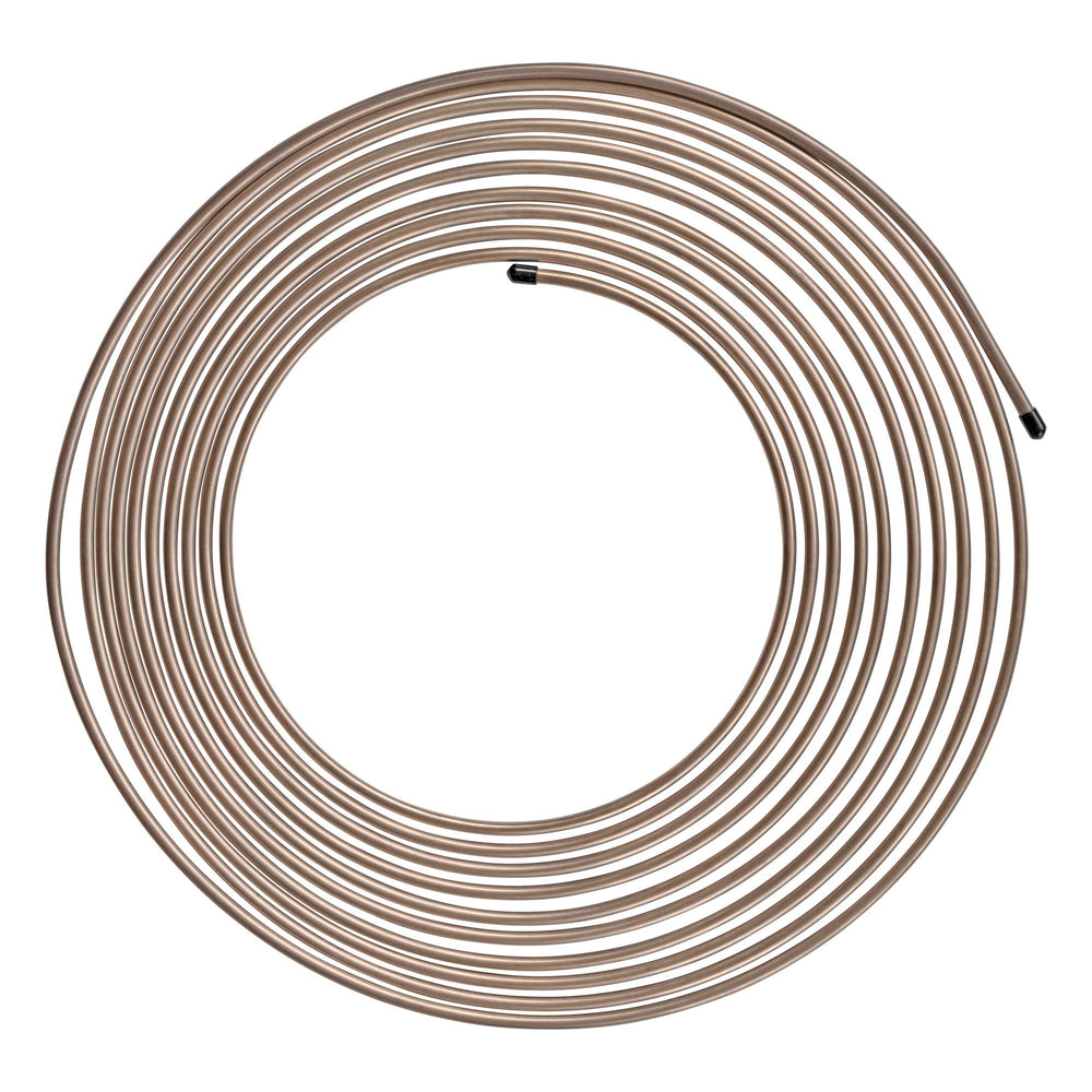 4LIFETIMELINES copper-nickel brake line coil 3/16 in 25 ft, rust-resistant for durable braking