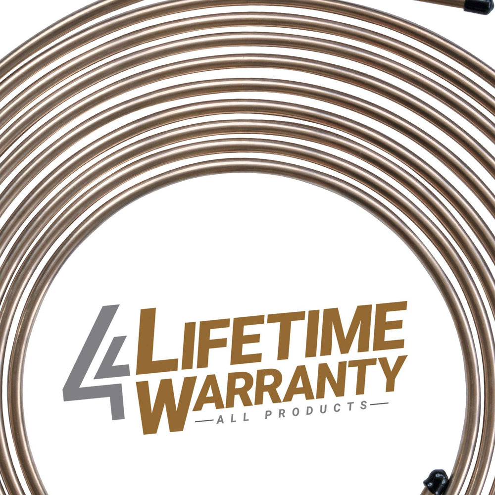 4LIFETIMELINES copper-nickel tubing close-up, showing flexible material.