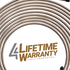 4LIFETIMELINES copper-nickel tubing close-up, showing flexible material.