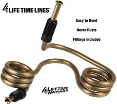 4LIFETIMELINES copper-nickel replacement for steel lines on vehicles.