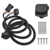 4SPACE packaging for the 7-foot 7-pin trailer wiring harness ready for quick installation