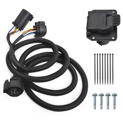 4SPACE packaging for the 7-foot 7-pin trailer wiring harness ready for quick installation