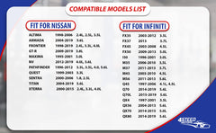 4STEED MOTORS OEM engine oil filter 15208-31u0a; compatible interchange with Nissan Infiniti models