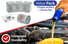 4STEED MOTORS OEM engine oil filter 15208-9e000; durable housing supports reliable oil flow