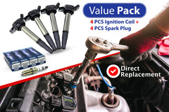 4STEED MOTORS ignition coil pack for Prius compatibility enhances engine stability