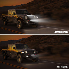 4WDKING 52-inch light bar anti-reverse design protects vehicle electronics