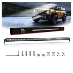 4WDKING off-road light bar mounts on bumper or roof for versatile use