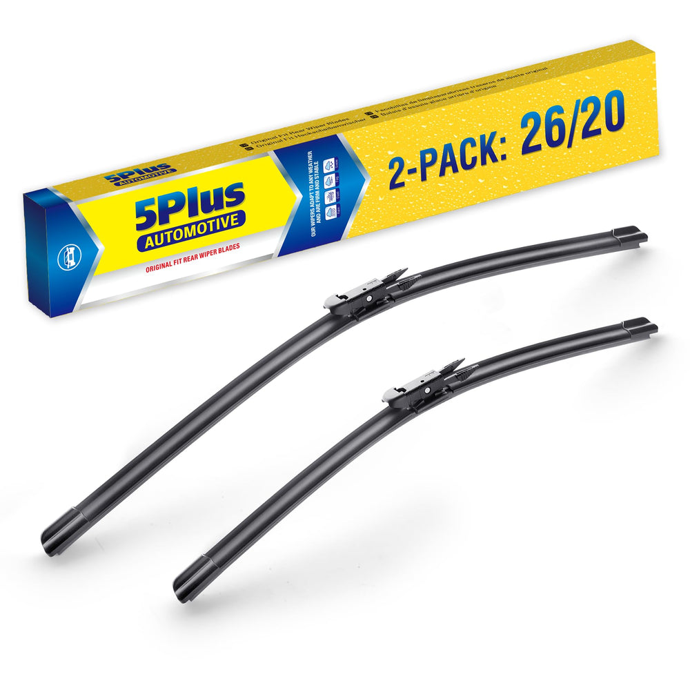 5 PLUS 26-20 wiper blades front view for all-season reliability.