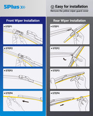 5 PLUS CHR wiper – OEM-grade hardware and spoiler assembly