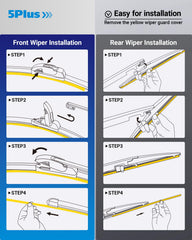 5 PLUS easy 1-minute installation helps you replace blades quickly and efficiently