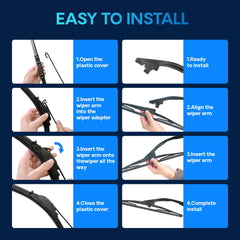 5 PLUS pack of 3 blades supports versatile vehicle coverage.