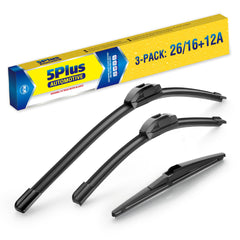 5 PLUS Rav4 26-inch wiper blade on vehicle delivering clear rain visibility.