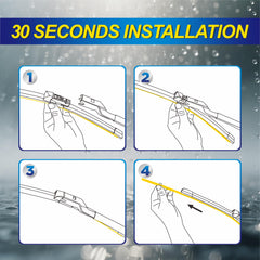 5 PLUS water beading test showing rain shedding performance