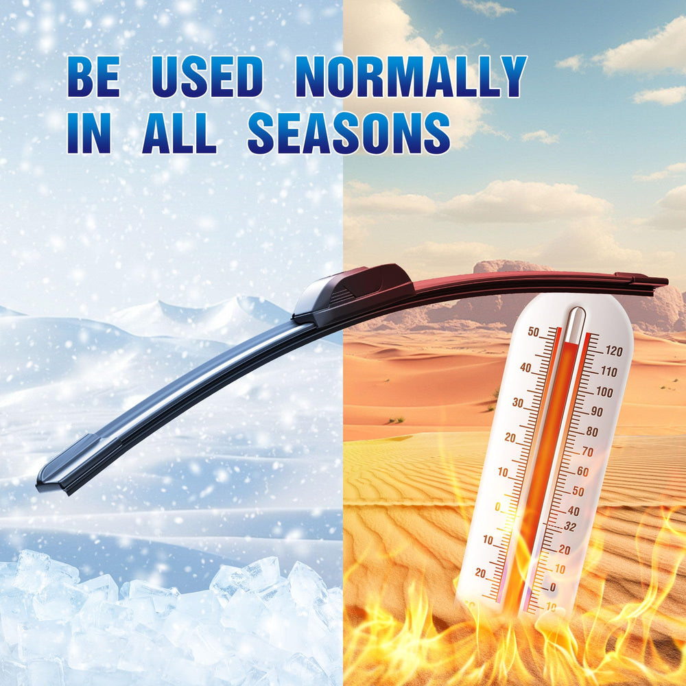 All-weather wiper set from 5 PLUS for year-round Jeep use