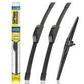 5 PLUS 22-inch front wiper blade mounted on Honda Pilot for clear rain visibility