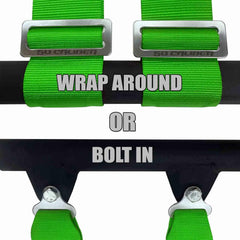 Nine color options, including vibrant green, to match your vehicle.