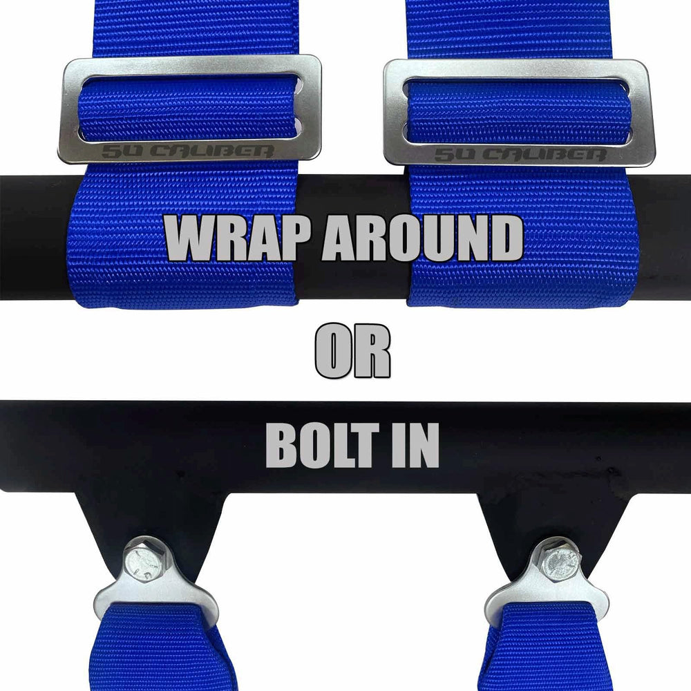 50 Caliber Racing easy installation with bolt or wrap‑around mounting