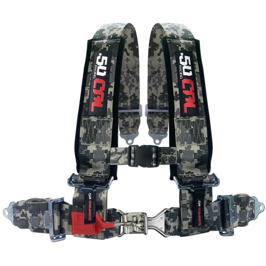 50 Caliber Racing installation-ready harness showing versatile mounting options