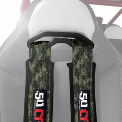 50 Caliber Racing padded shoulder area improving comfort on rugged trips
