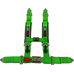 50 Caliber Racing Harness sewn-in pads add comfort on long runs.