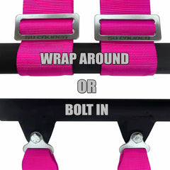 Hardware kit included with the 50 Caliber Racing harness for easy setup.