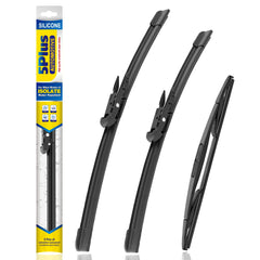 5 PLUS Buick Enclave 24-inch front blade for clear rain visibility.
