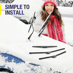 5 PLUS easy installation in minutes for quick refresh of wipers.