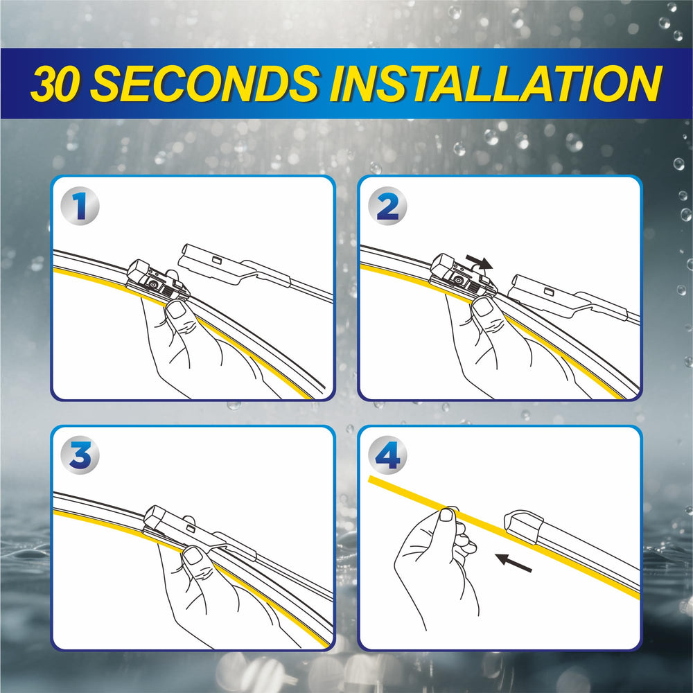 5 PLUS metal base with memory spring for precise windshield contact