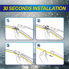 5 PLUS metal base with memory spring for precise windshield contact
