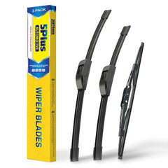 5 PLUS 26-inch front windshield wiper blade close-up for a smooth wipe