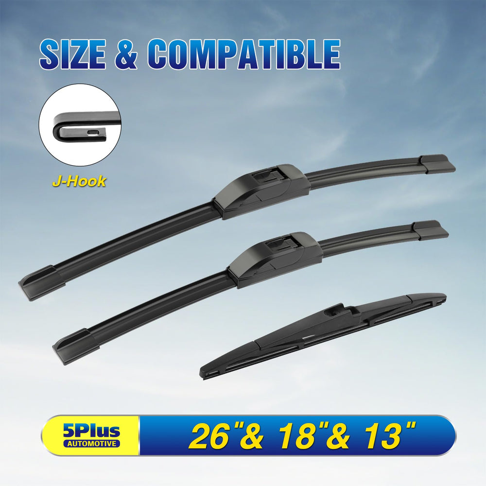 5 PLUS Kia Telluride front 18-inch blade for streak-free wiping
