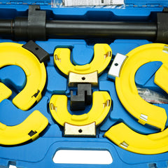 8MILELAKE Hand ratchet operation ensures safe, tool-controlled compression.