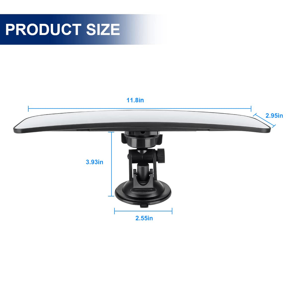 8sanlione anti-glare inside mirror reduces glare for clearer night driving.