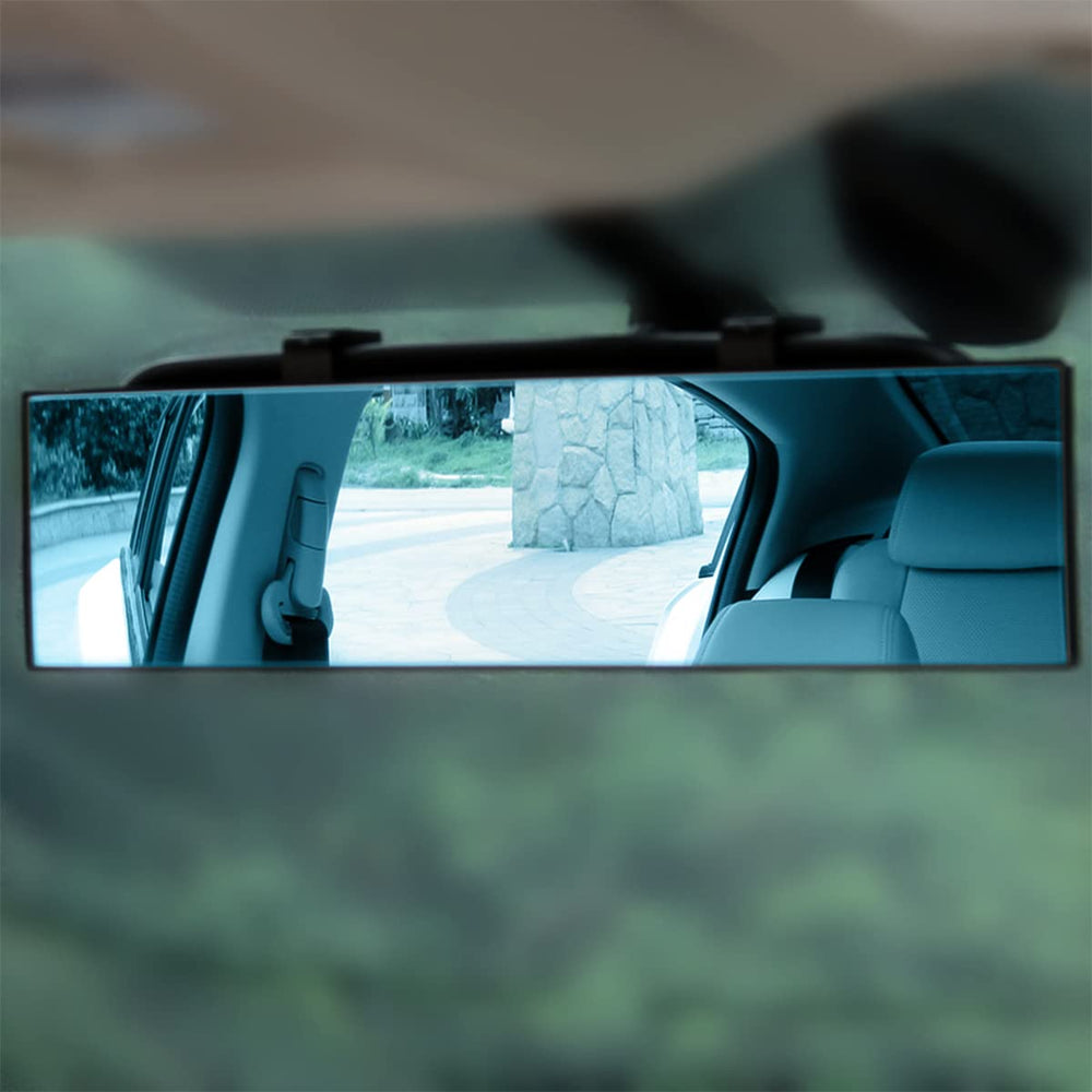 8sanlione interior car accessory blue mirror complements cabin aesthetics and visibility
