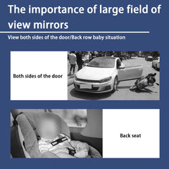 8sanlione durable ABS and glass edge resists wear while driving