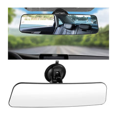 8sanlione rear-view mirror with suction cup for easy mounting and stable visibility.