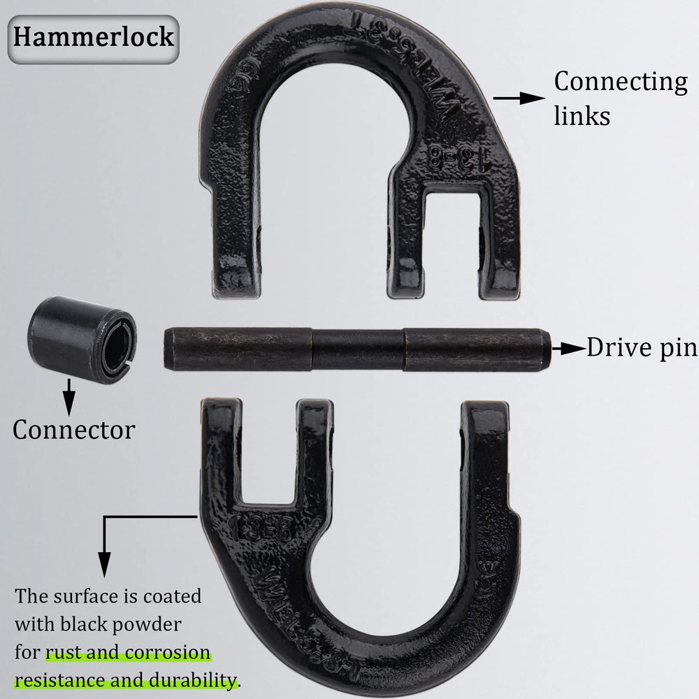 9TH SHOP Grade 80 hammerlock core emphasizes high-strength forged steel for demanding towing tasks.