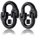 9TH SHOP Hammerlock connector front view showing rugged 12,000 lb capacity for heavy trailers.