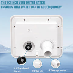 9TH SHOP durable plastic construction built for RV use