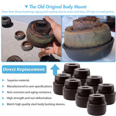 Bentolin 7-141 engine compartment illustrates polyurethane strength reducing vibration.
